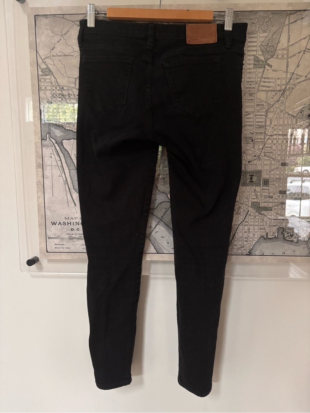 J. Crew Black Skinny Jeans - Classic High-Rise Fit